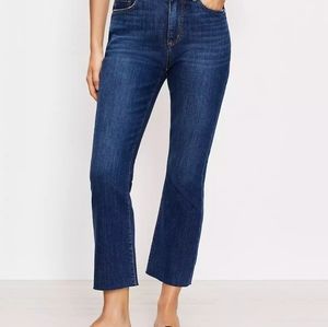 Loft, Curvy Kick Crop jeans size 31 (size 12)